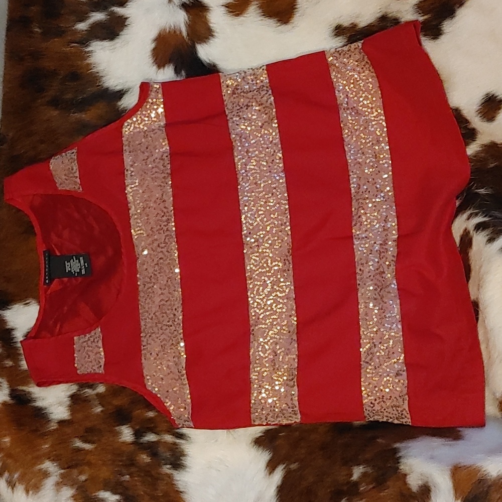 Metaphor Sleeveless Blouse Sz L